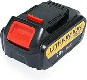 Higher Capacity 5000mAh 20V Lithiun ion Battery for Dewalt DCB200 DCB204-2 DCB180 DCB181 DCB182 DCB203 DCB201 DCB201-2 DCD740