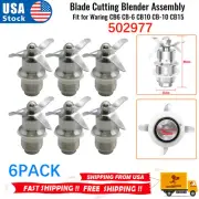 6PC For Waring CB6 CB10 CB15 Cutting Blade Assembly Replacement 502977 Assembled