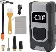 FLEXMAN 150PSI Tire Inflator, ABS Portable Air Pump Digital Display Auto Stop Function Multi Units Air Compressor Tire Pump for Cars, Bikes Tires, Balls, Swim Rings