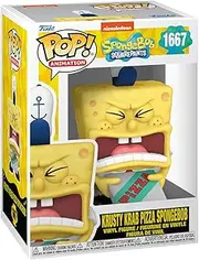 FUNKO POP! Television: SpongeBob SquarePants - SpongeBob w/ Pizza (25th Anniversary)