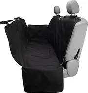 Carhartt Universal Fitted Nylon Duck Pet Hammock, Dog Back Seat Cover, Black