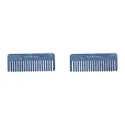 2PK Annabel Trends Tamed Hair Comb/Brush Rectangle Women's Accessory 15cm Navy