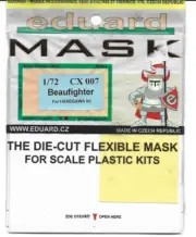 Eduard Beaufighter Masks for the Hasegawa Kit in 1/72 CX 007 DO