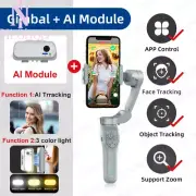 Gimbal Stabilizer Tripod For Smartphone 3-Axis Handheld AI Module Fill Light HQ3