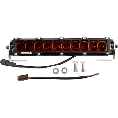 HERETIC 2001-2650 51005 LED Light Bar Light Bar - 10" - Spot - Amber
