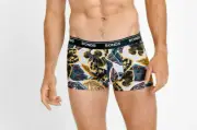 Bonds Mens MX49 3Y4 Print Microfibre GuyFront Trunk Brief Size XXL New