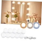 LED Vanity Lights For Mirror, Hollywood Style With 10 Dimmable Bulbs,
