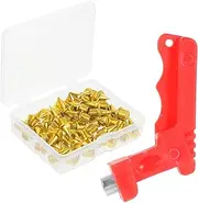 HONMEET Running Spikes Set 52pcs Metal Steel Shoe Spikes Replacement Golf Wrench