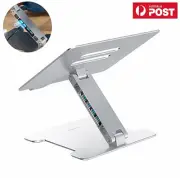 ORICO Foldable Laptop Stand Ergonomic Desk Riser USB Hub Splitter SD Card Reader