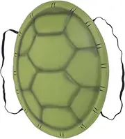 minkissy Creative Wearable Turtle Shell Prop for Durable Material for Halloween Cosplay and Parties Simulation Tortoise Shell Design