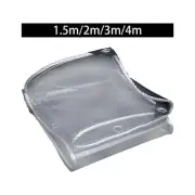 Waterproof Clear Tarp Garden Rainproof Covering for Vehicle Balcony Henhouse