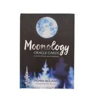 在飛比找蝦皮購物優惠-免運 正版精裝爆款英文版卡牌 moonology oracl