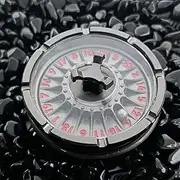 Baychon Metal D20 Dice Spinner, Mini Roulette Wheel, Roulette Fidget Spinner
