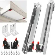 SHUHANG 24 Inch Full Extension Undermount Drawer Slides Soft Close 80 lb Load