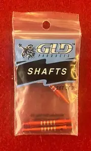 GLD Products - dart shafts - red with stripes - set of three