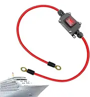 Rocker Toggle Switches - Illuminated Boat Rocker Switches Toggle,Waterproof Automotive ON Off Accessories for Vehicle, Motorcycle