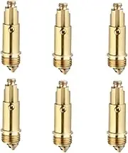 BDHI 6pcs Replacement Sink Basin Bath Waste Click Clack Basin Bolt Assembly Internal Spring Brass Plug Bolt for Most Bathroom Bathtub Sink Drain Stopper(Y105-6)