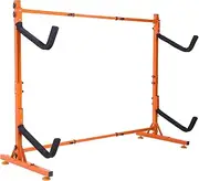 [VEVOR] Freestanding Kayak Storage Rack, Kayak Stand for 2 or 4 Kayak Canoe Paddleboard, Heavy-Duty Steel Kayak Hanger Holder with Padded Arms and Adjustable Width,for Indoor Outdoor Garage