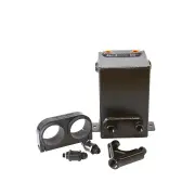 Aeroflow Brand Dual Efi Pump Surge Tank Kit Black+ Tank Pump Bracket