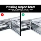 Giantz 2x1.8M Garage Shelving Warehouse Rack Pallet Racking Storage Shelf Silver