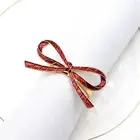 6pcs Napkin Rings Eye-catching Exquisite Colorfast Safe Napkin Rings Durable