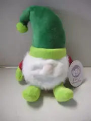 Fiesta Christmas Gnome Ornament, 6", Plush, Brand New