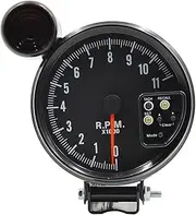 PCECKMZTFZ 5 Inch 7 Colors Backlight Auto Racing Car Modification Tachometer Gauge Ｇasoline Engine 11000 RPM Shift-Light Meter Speedometer
