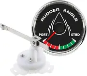 ELING 52mm Rudder Angle Gauge Indicator Meter 0-190ohm with Mating Sensor with 8 Colors Backlight 12V 24V for Ships Vessels