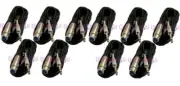 10 Pack 10FT XLR Shielded 3Pin Female to 1/4" Stereo TRS Mic Microphone Cable