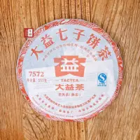 在飛比找momo購物網優惠-【茶韻】2012普洱茶大益7572-201熟餅357g普洱茶