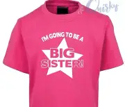 Going to be a BIG SISTER Pregnancy Baby Sibling Announcement T-Shirt