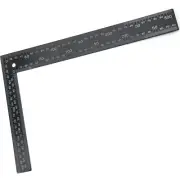 Right Angle Ruler 200mm × 300mm Carbon Steel L Shape Ruler 90 Degree Square T...