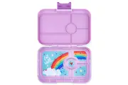 YUMBOX Tapas Lunch Box 4 compartment Kids Lunchbox Seville Purple Rainbow