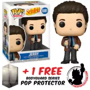 FUNKO POP VINYL SEINFELD JERRY DOING STAND UP #1081 VINYL FIGURE + POP PROTECTOR
