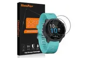 [2 PACK] Garmin Forerunner 245 Music Tempered Glass Screen Protector Guard