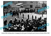 OLD 6 x 4 PHOTO BROKEN HILL NSW MINERS STRIKE GREAT LOCKOUT 1909