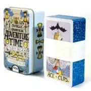 Newset Adventure Time Tarot Deck the Adventuretin Metal Box High Quality 78 Card