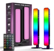RGB LED Light Bar Music Sync USB Ambient Lamp Remote 15 Modes TV Gaming Decor