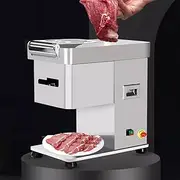 TT-YED Household Electric Fresh Meat Slicer, Heavy Duty Stainless Steel Professional Beef and Mutton Cutter with 105MM Diameter Cutter, Non-Slip Professional Food Shredder,20mm Knife