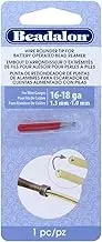 Beadalon Wire Rounder Burr Attachment Use with Battery Operated Bead Reamer and 16, 18 and Smaller Gauge Wires
