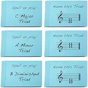Triad Names Flashcard Sets. Great Learning Triads (Minor Major Diminished and Augmented)