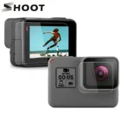 Tempered Glass Lens + LCD Screen Protector and Lens Cap For GoPro Hero 7 6 5