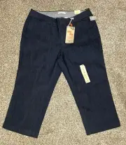 Dockers Womens Size 12 Khaki Diem Pants NWT Metro Trouser Stretch Career Modern