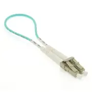 LC OM3 Multi Mode 50/125 Fiber Optic Optical Loopback Tester Cable Cord Aqua