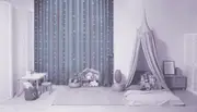 Crest Curtain Party Lights