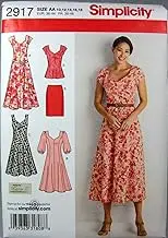 Simplicity 2917 Misses' Sewing Pattern Dresses - Size 10-12-14-16-18