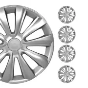 16 Inch Wheel Covers Hubcaps for Hummer Silver Gray Gloss
