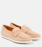 [Tod's] Tod's Gommino suede loafers AU 7 pink