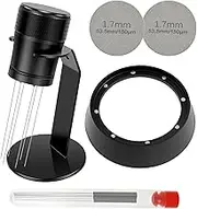 Coffee Distribution Tools, WDT Tool, Stainless Steel Espresso Stirrer, with Holder Portable Coffee Stirrer Tool, with 10 Replaceable Needles for Home Cafe Barista (Style2)