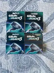Gillette Mach3 Cartridge Blade Refills 3- 4pks & 1-5pk. Total 17 Blades